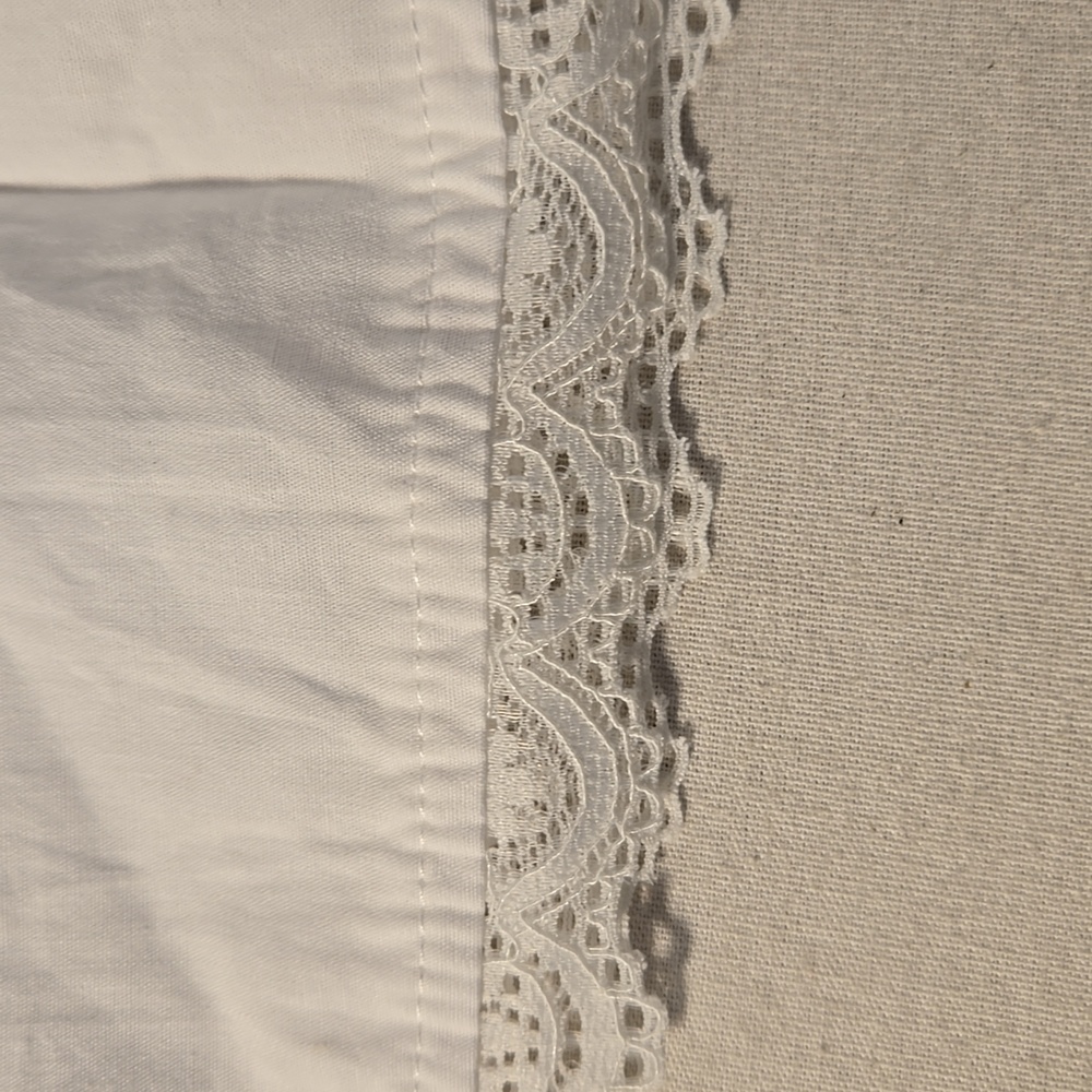 NWT Motel  Rocks Taka Midi Cotton Skirt in Poplin White XS - Picture 5 of 5